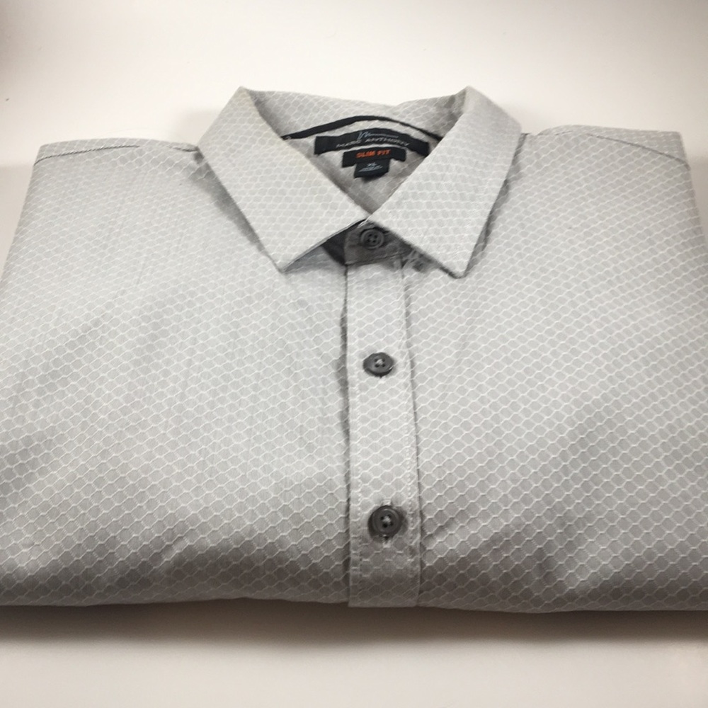 Marc Anthony gray slim fit XL shirt